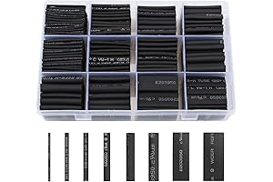 UL Approved Heat Shrink Tubing Assortment, 650-Piece Heat Shrink Tube Wire Shrink Wrap Kit