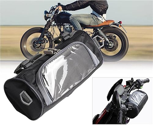 Miniatura 8 de piezas universales impermeable scooter teléfono pantalla táctil equipaje bolsa manillar moto cabeza bolsas motocicleta accesorios
