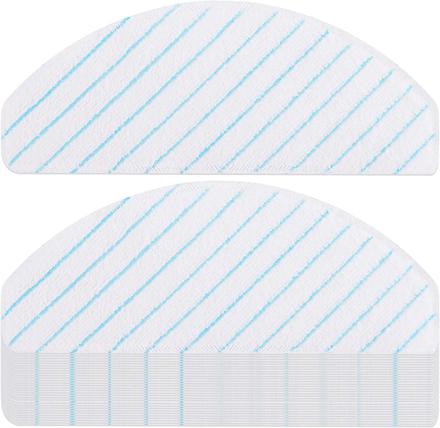 KEEPOW30 Pack Replacement Disposable Mop Cloths Compatible with Ecovacs Deebot OZMO T8 / T8+/ T8 AIVI / N8 / N8 Pro / N8 Pro+ Robot Vacuum Cleaner