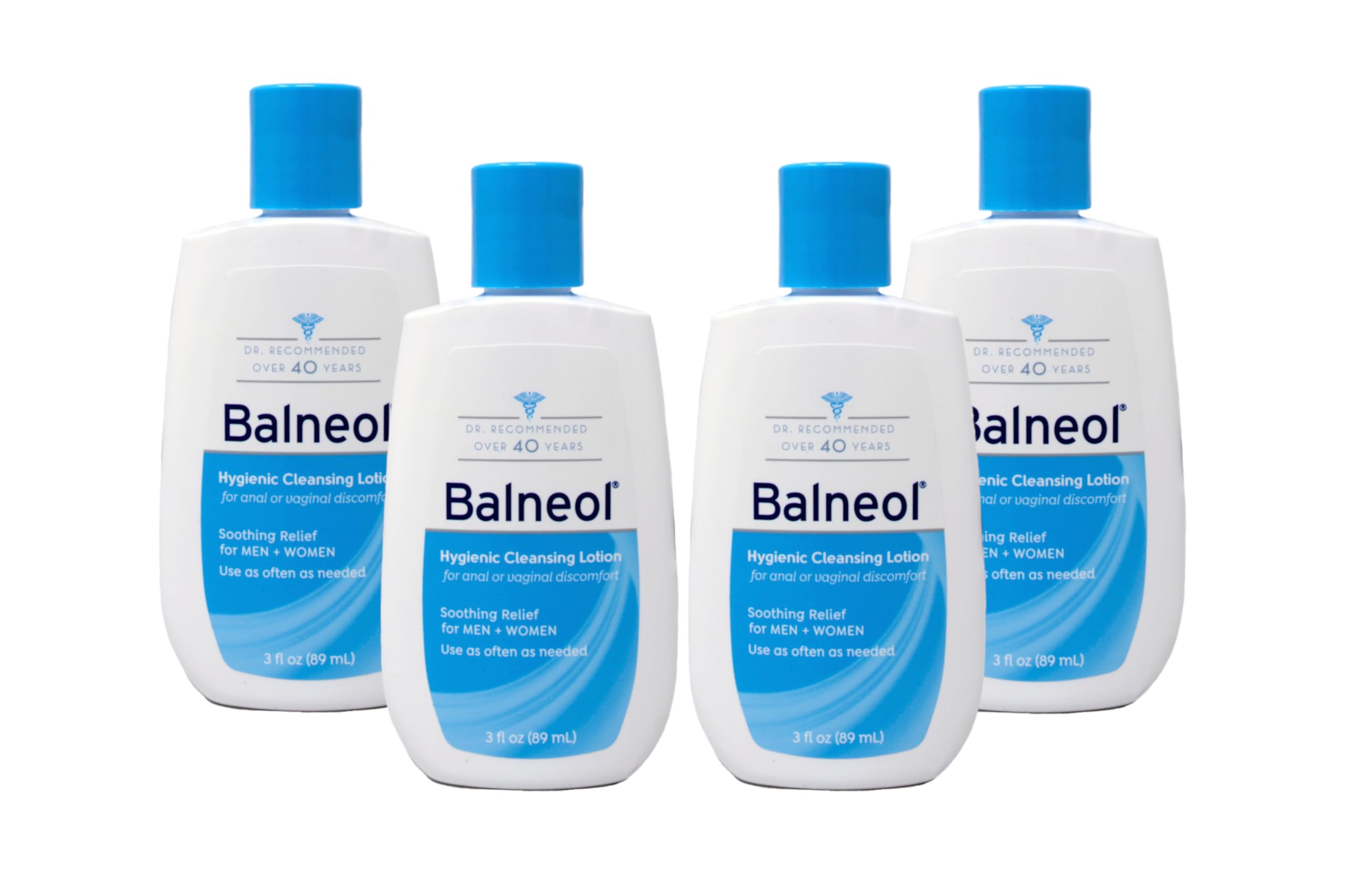 Balneol Hygienic Cleansing Lotion, 3.0 Oz (Pack of 4)