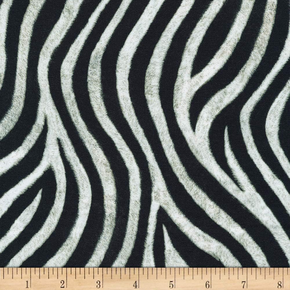 Kaufman Digital Animal Kingdom Stretch Jersey Knits Wild, Fabric by the Yard