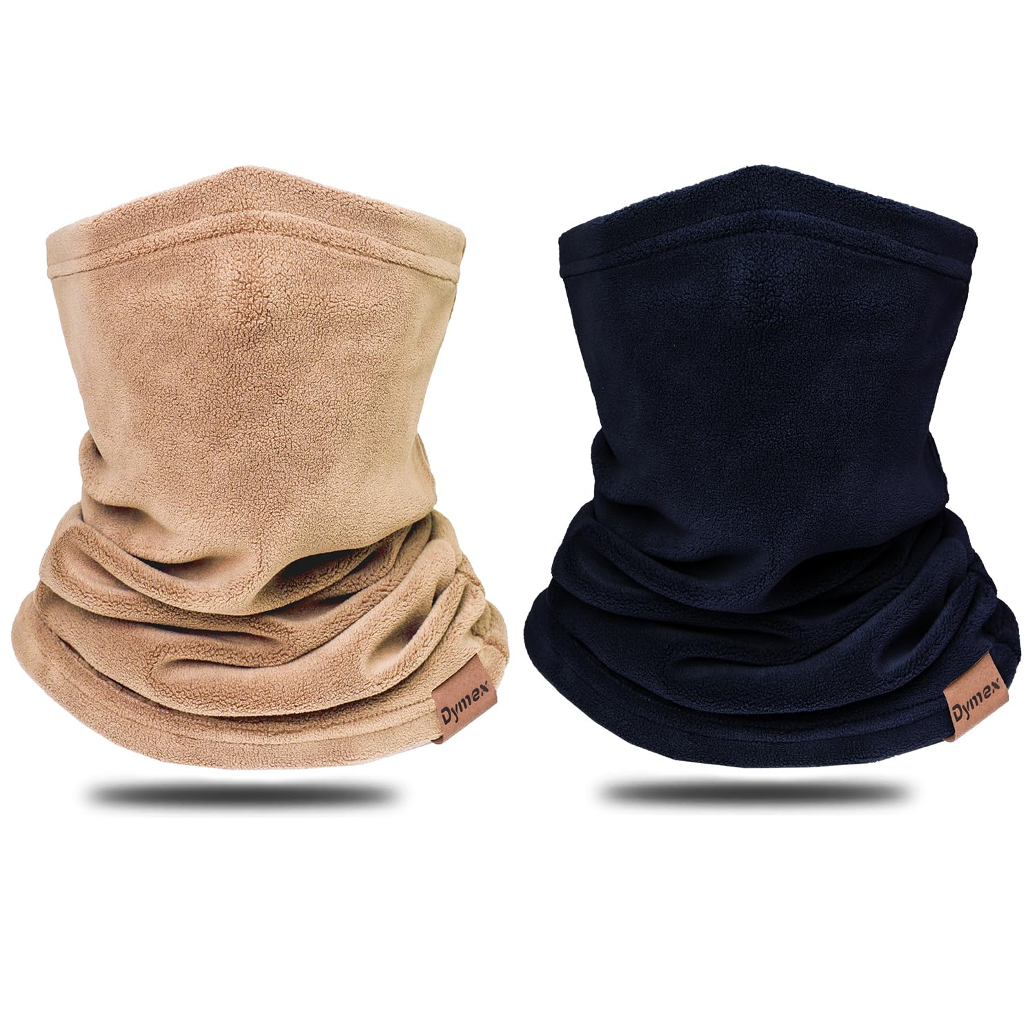 Dymex 2 PCS Kids Neck Warmer Gaiter Winter Fleece Neck Cover Balaclava Windproof Face Cover Mask for Ski Motorcycle