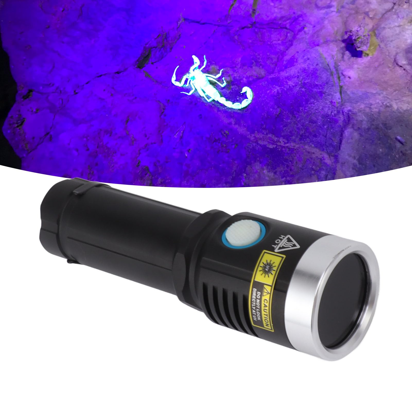 Torcia UV 365nm Ricaricabile - Per Urina Animali E Resina - Foto 1