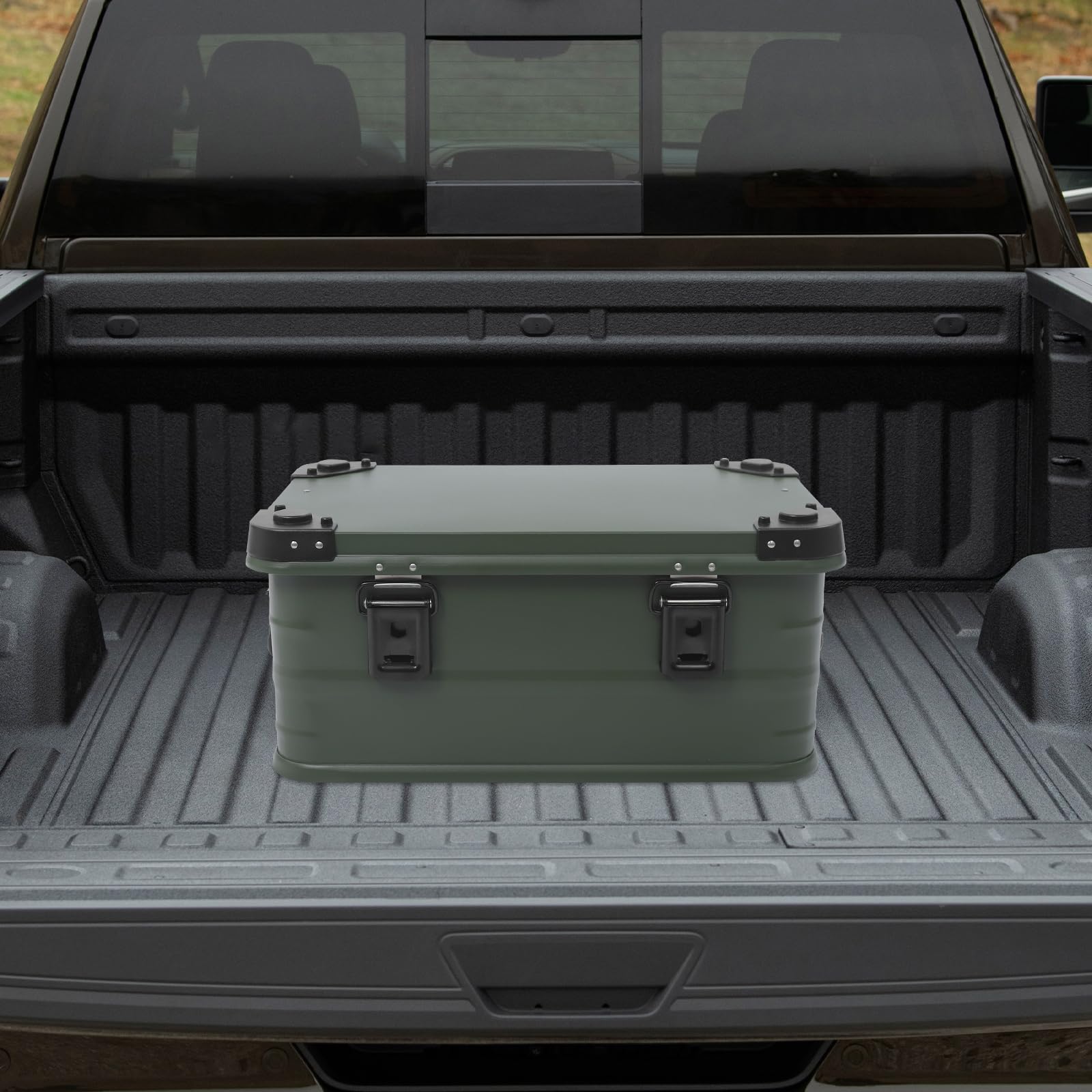Picknick-Aufbewahrungsbehälter Aufbewahrungsbox (Armeegrün,30 l/7,93 gal)