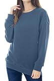 Fleece Maternity Nursing Sweatshirt Long Sleeve Breastfeeding Tops