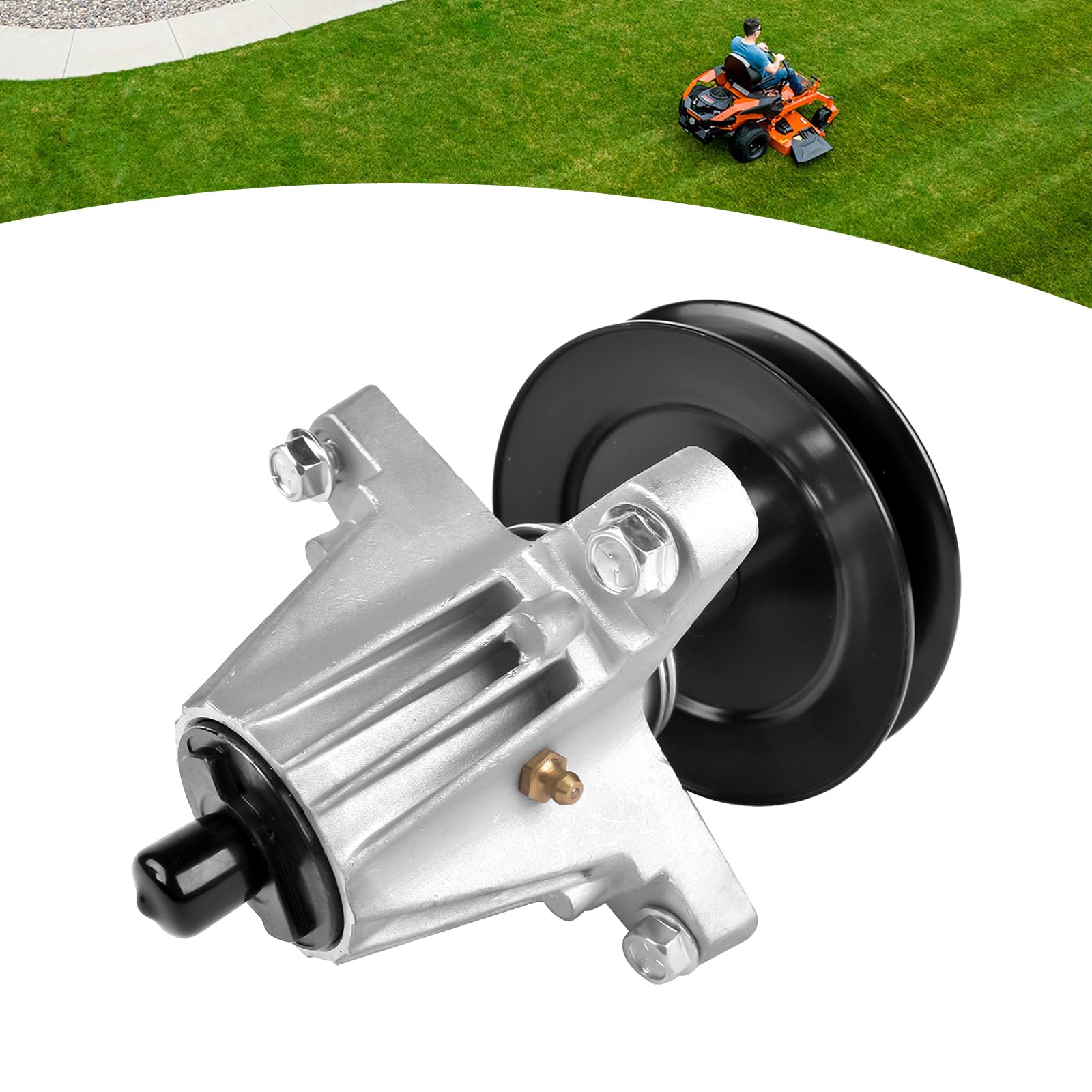 618P09256 - Conjunto de husillo de cubierta de repuesto para cortacéspedes Cub Cadet Ultima ZT1-50 ZT2-50 ZTS1-50 TS2-50 de 50 pulgadas 618-09256