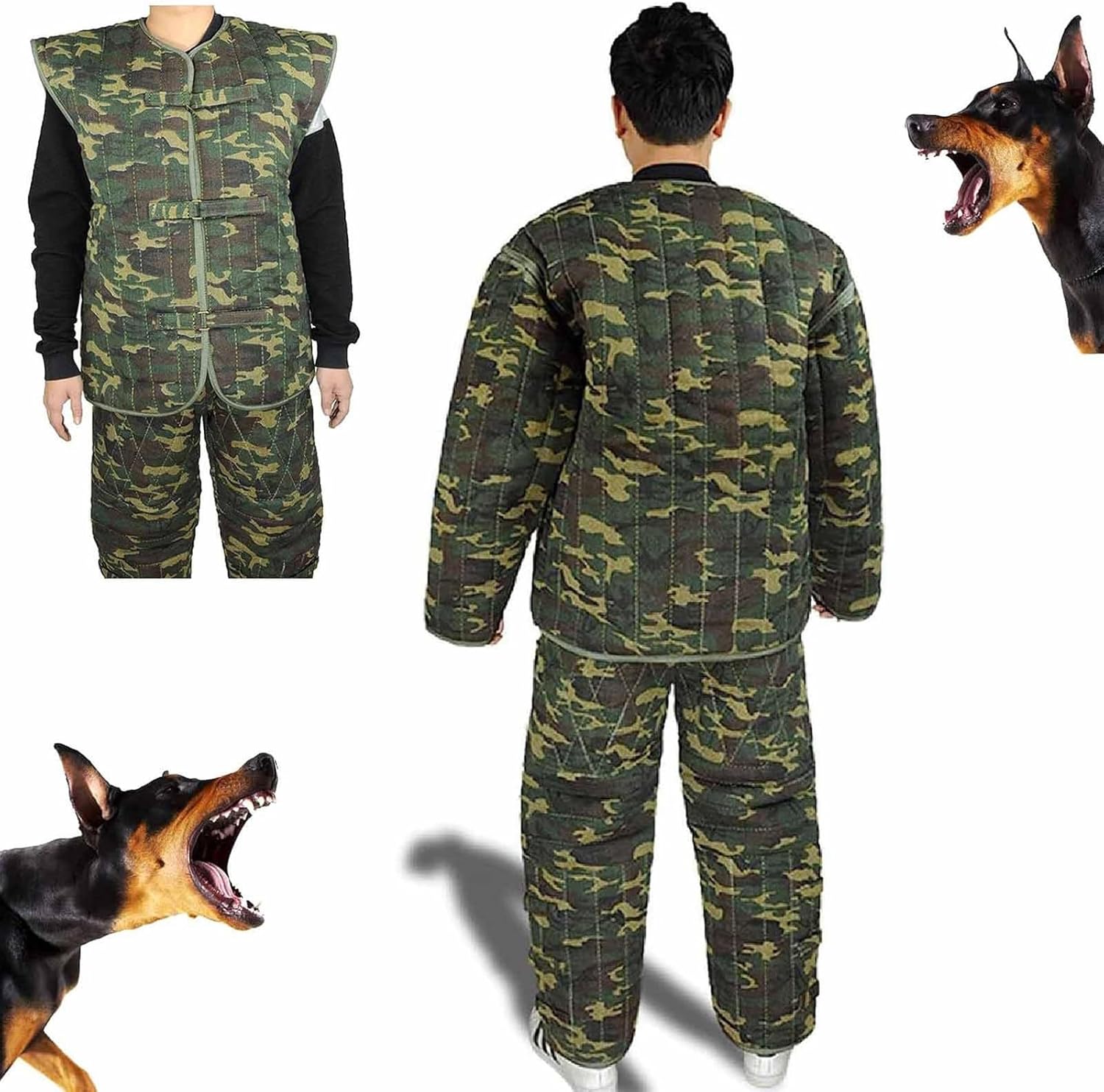 Dog Bite Training Set, Nylon Dog Tug Toys, Professional Training Equipment for Training, Biting, Interaction and Catching
