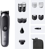 Braun Series 7 All-in-One Grooming Kit for Men, AIO7545, Grey - 12-in-1 MultiGroom Beard Trimmer, Hair Clipper & Body Shaver, ProBlade, AutoSense, SkinGuard, Waterproof, 120 min Cordless Use - 6