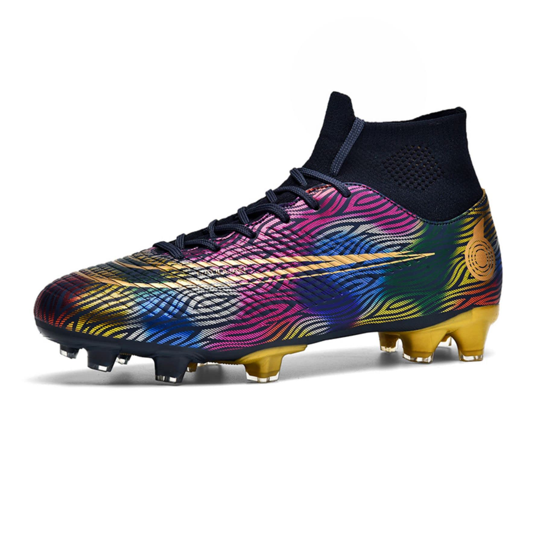 Football Boots Men Cleats Soccer Shoes Professional Spikes Football Competition Shoes Boys' Soccer Shoes Lace Up Training Sneakers