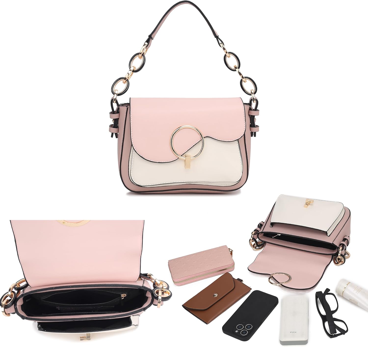 MKF Collection Satchel Bags for Women, Vegan Leather Shoulder bag, Crossbody bag Handbag Purse by Mia K - Image 6