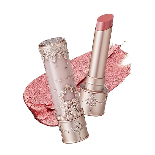 Flower Knows Little Angel Matte Lipstick,Super Soft & Ultra Silky Lip Stick,Long Lasting & Moisturizing Vegan Lip Mud for Girls&Women,Velvety Finish,3.5g,1Count(C04 Cupid) - 0.12 Ounce (Pack of 1) - C04 Cupid