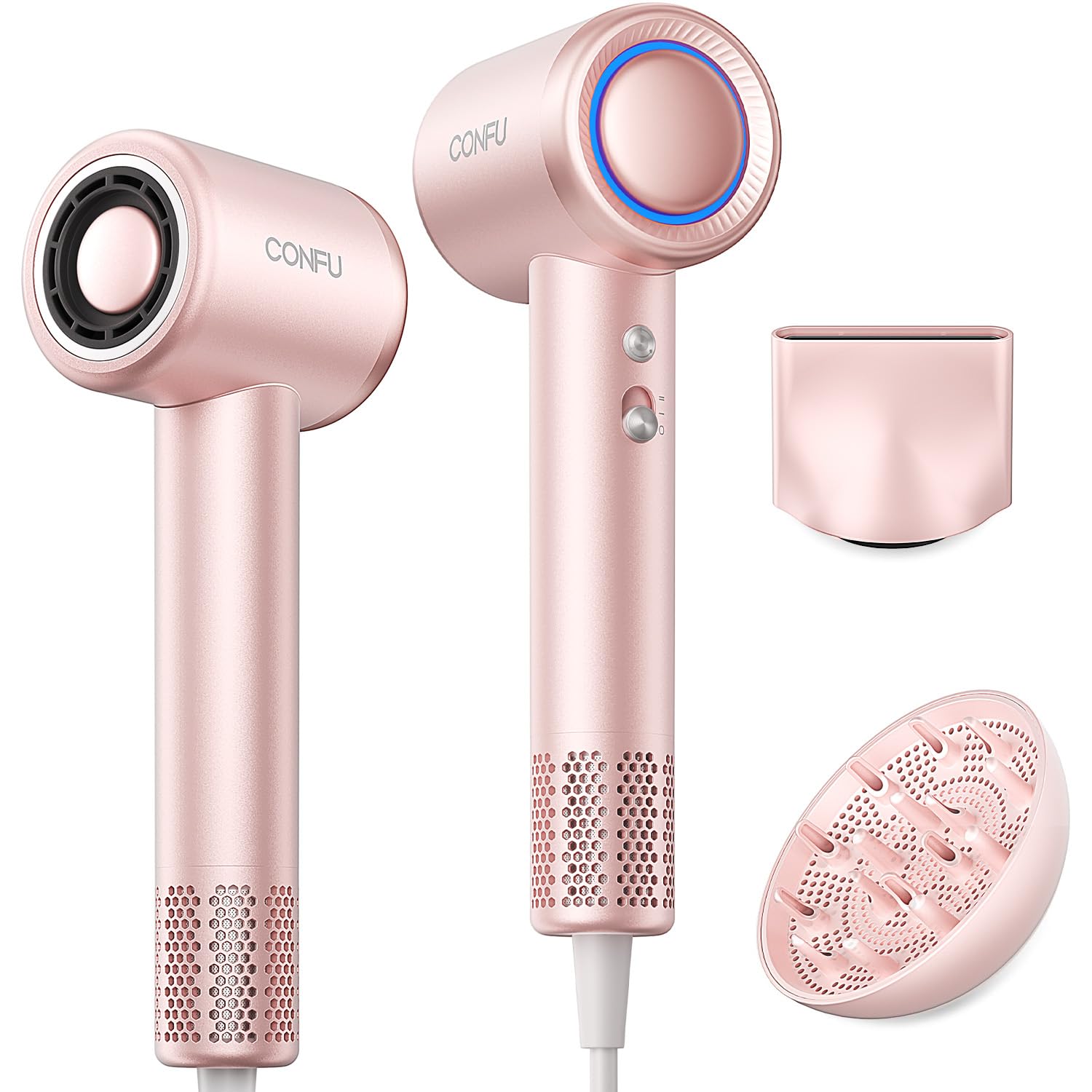 CONFU 110000 RPM High Speed Ionic Hair Dryer with Magnetic Diffuser