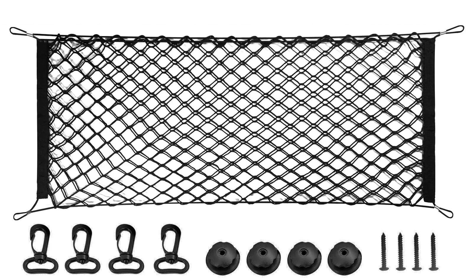 Filet de rangement en maille coffre arrière voiture Toyota RAV4 double filet - 3