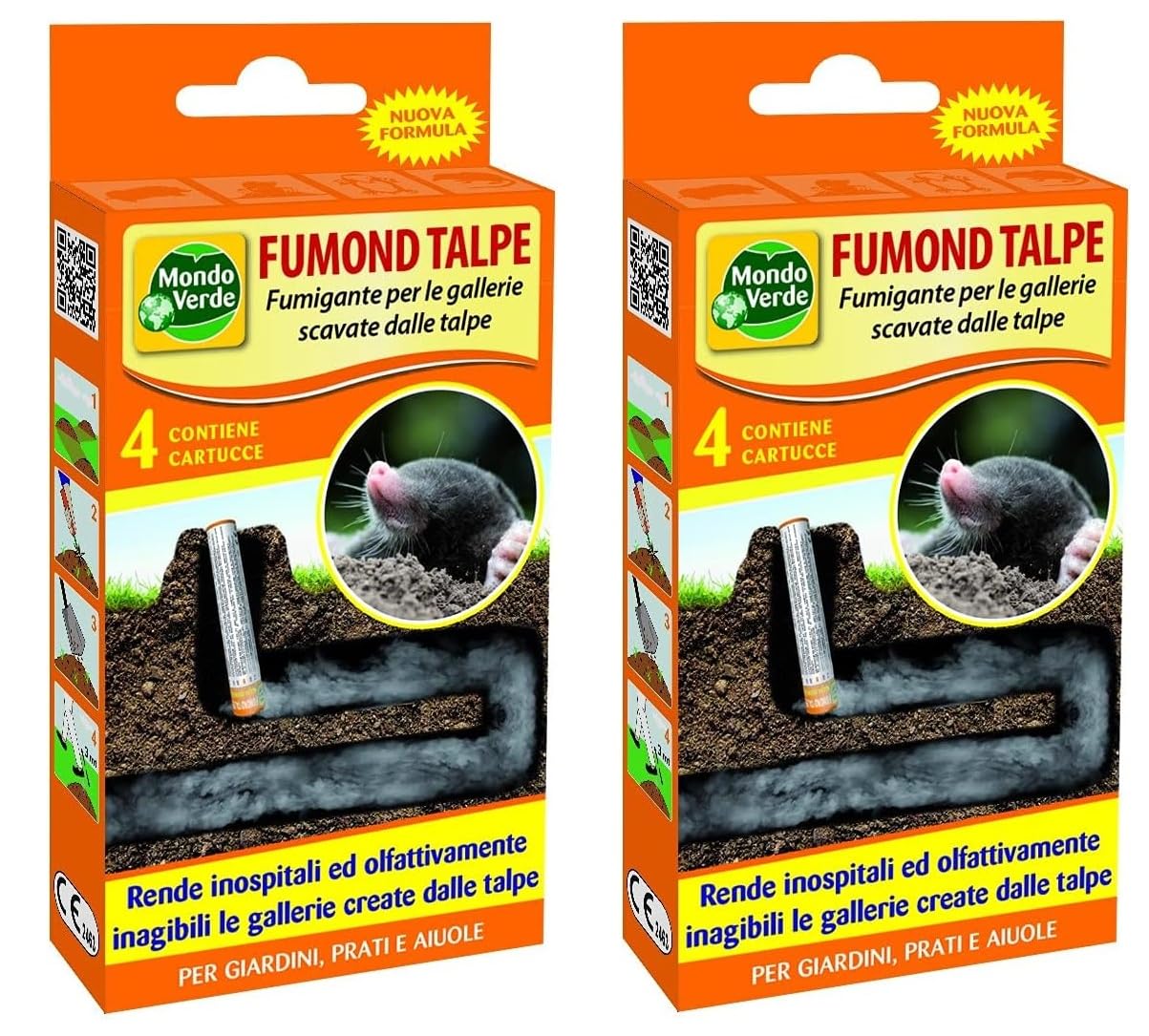 Générique Fumond Talpe, Traitement idéal pour Lutter Contre Les galeries de Taupes (2 boîtes)