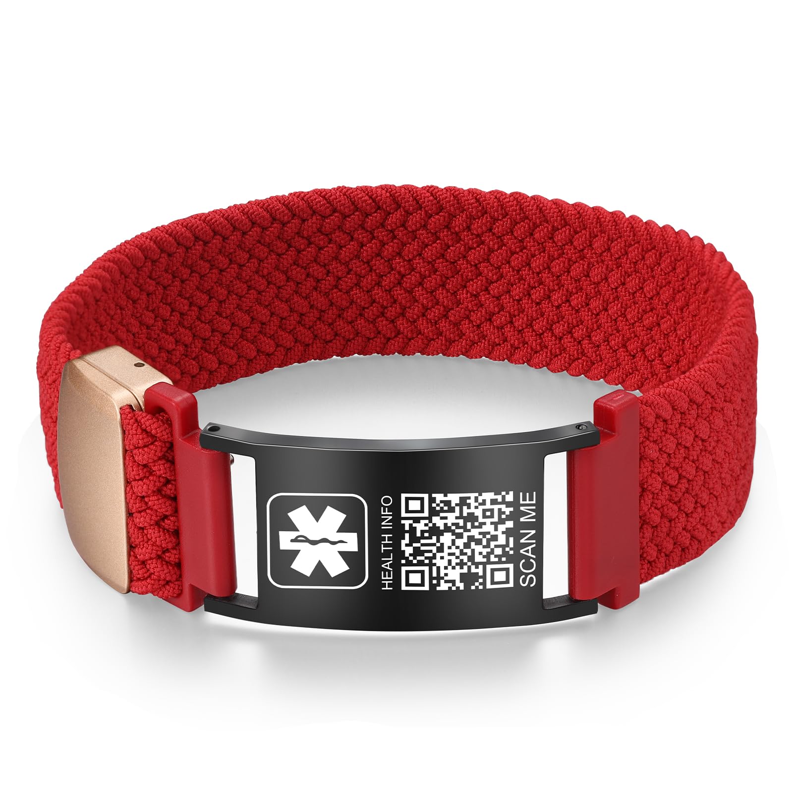 Upgrade Medical Bracelets Men Women with QR Code Medical Alert ID Bracelets