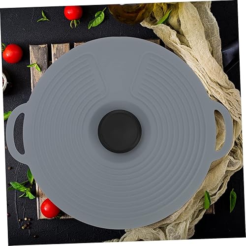 Miniatura 8 de KALLORY 1 tapa de silicona para olla, tapas de silicona para platos, freidora de aire, tazones con tapas, aptos para microondas, tapa a prueba de