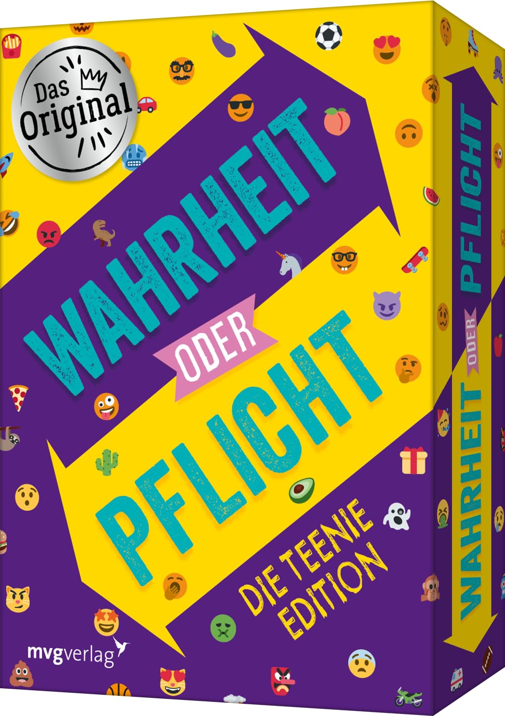 mvg Verlag Wahrheit oder Pflicht - Die Teenieedition: Das Original. Der Klassiker unter den Partyspielen. Tolles Geschenk für Teenager für Geburtstag, Weihnachten, Spieleabend. Ab 16 Jahren
