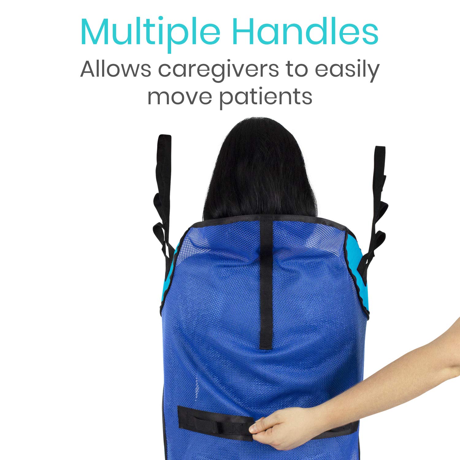 Vive Patient Lift Sling Transfer Blanket for Bed Positioning and