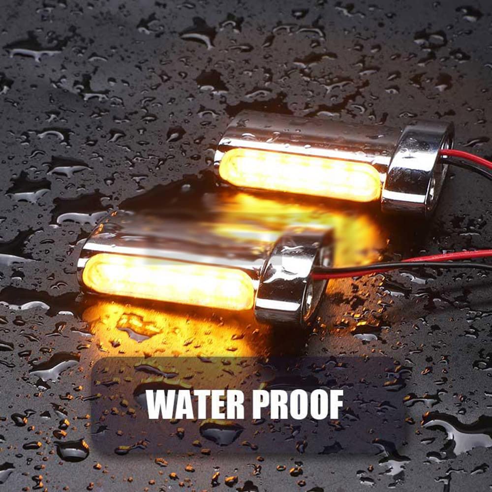 2pcs Led Motorcycle Tylne Wskaźniki Sygnału Skrętu Mruczące Światło Bursztynowe Lampa Lampa Klignotant Moto Dla Softild Sportster