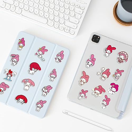 Miniatura 2 de 100 calcomanías de mi linda melodía, lindas calcomanías Kawaii para niños, adolescentes y adultos, calcomanías de vinilo impermeables, calcomanías