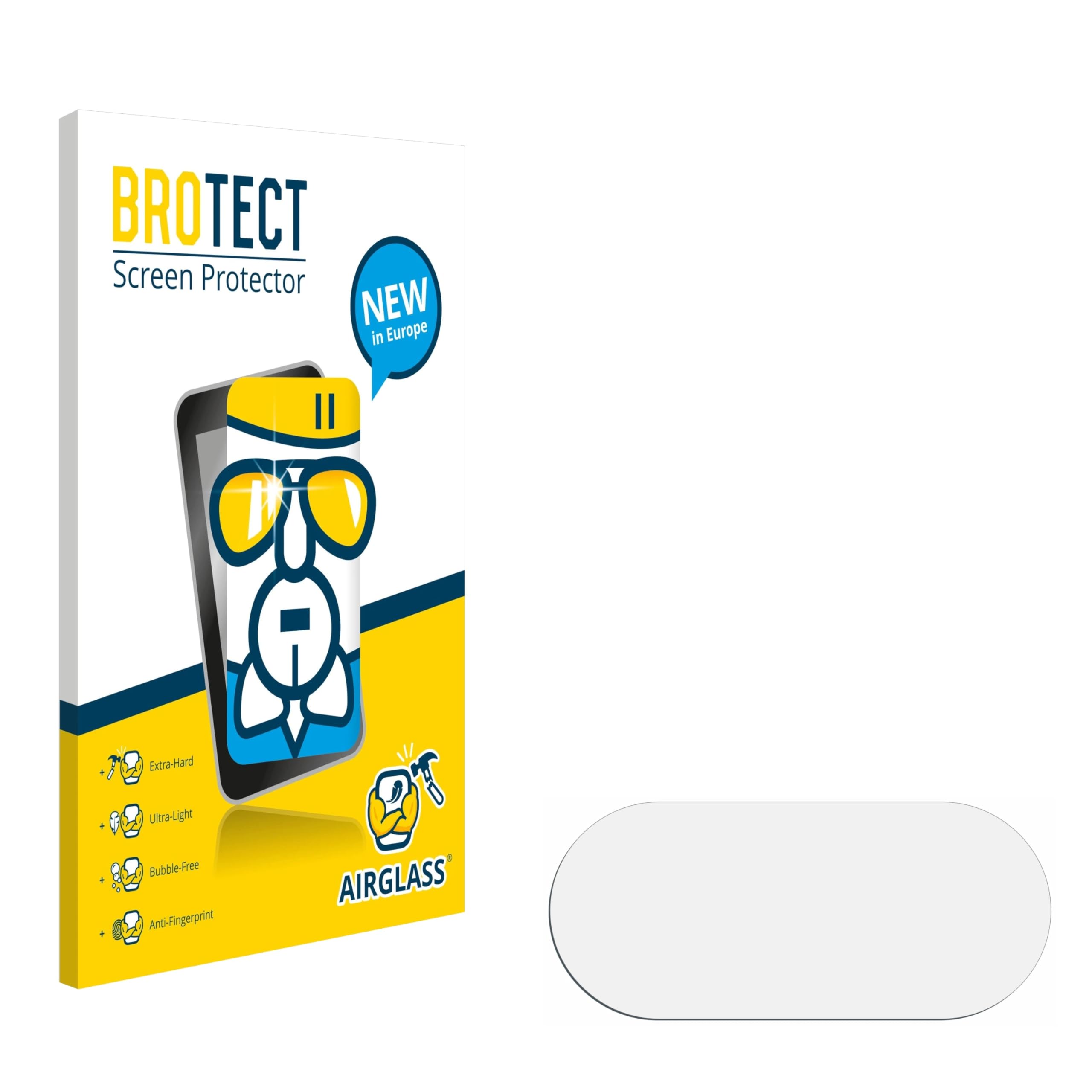Brotect Pellicola In Vetro Ibrido AirGlass Per Huawei P40 – Durezza 9H, Anti-impronta, Trasparente, Made In Germany - 2