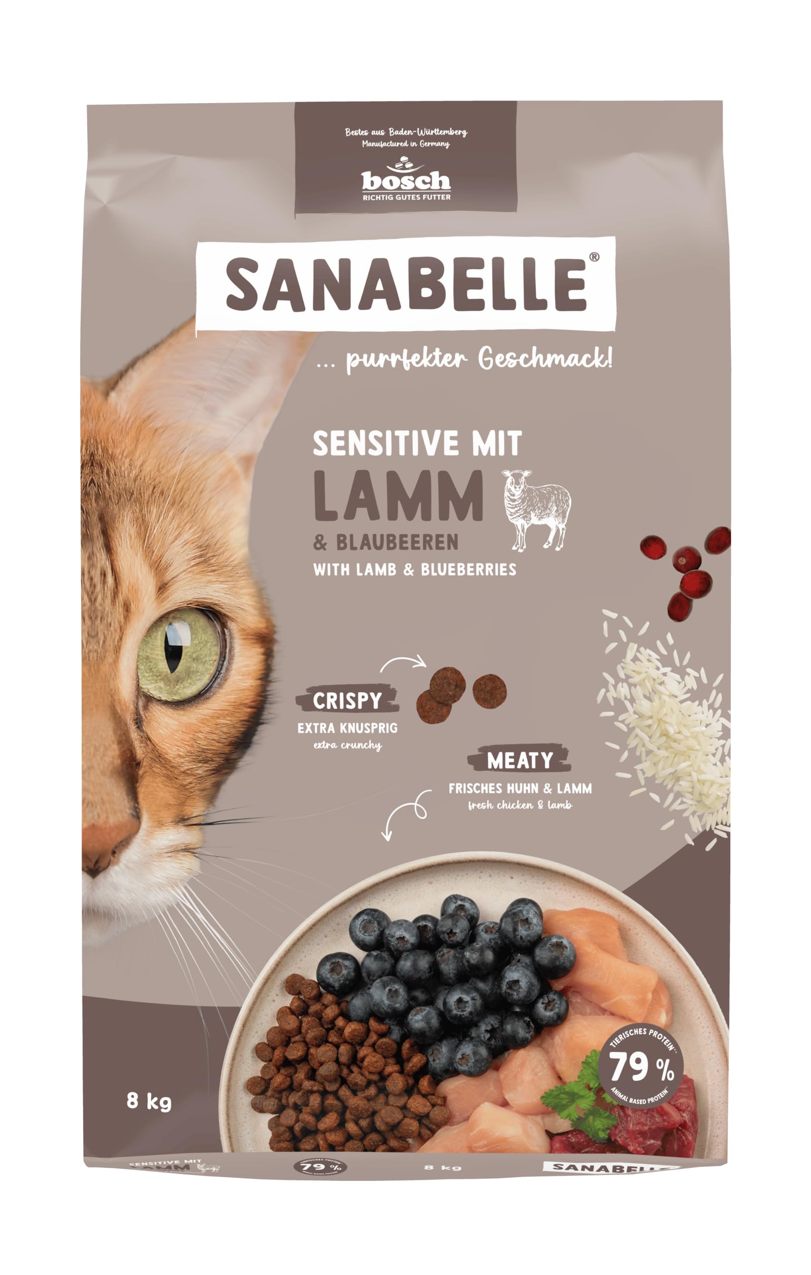 Sanabelle Life Sensitive mit Lamm & Blaubeeren8 kg