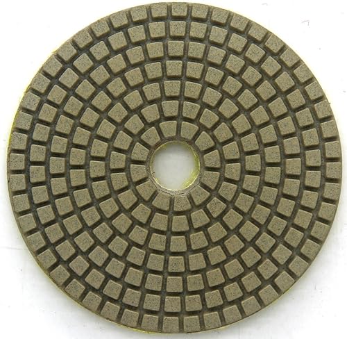Miniatura 2 de Diamond Wet - Juego de 7 almohadillas de lijado para pulir y lijar, juego de 7 piezas para piedra de mármol de granito, grano de 3 pulgadas, 50-3000