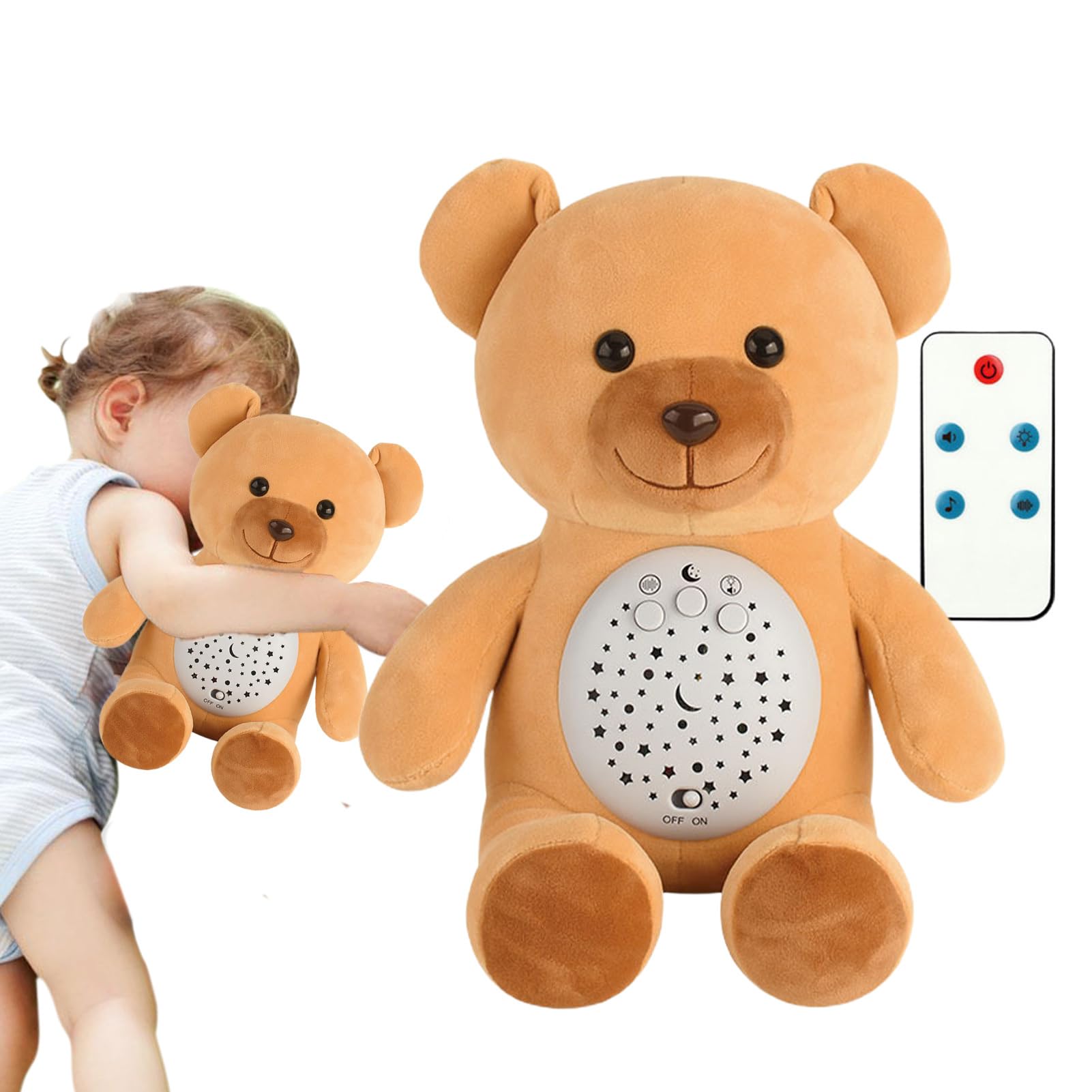 Projecteur d'animaux en peluche : le cadeau de naissance idéal pour calmer bébé