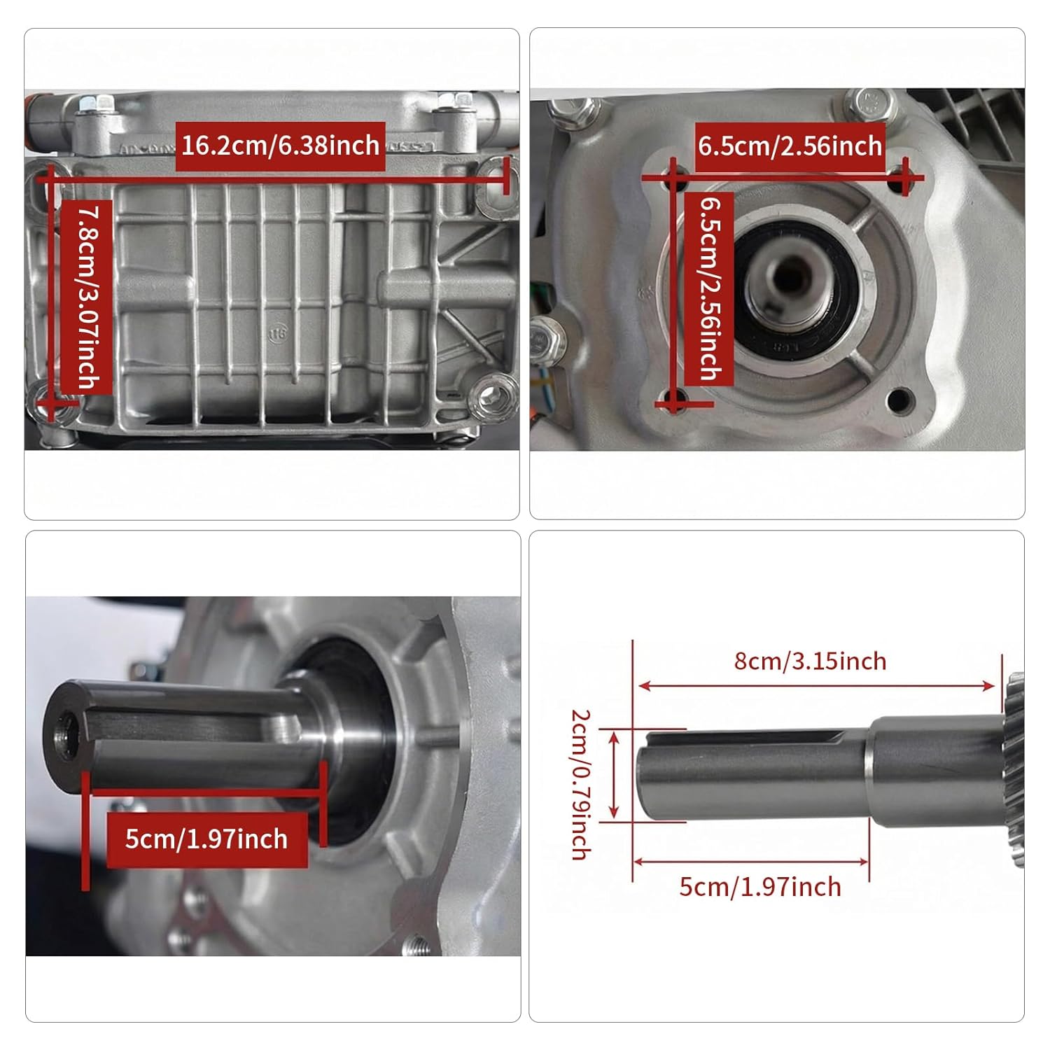 7.5HP Gas Powered Engine, 212cc 4-Stroke OHV Gas Motor, Shaft 20mm Diameter, 2-5/16" Length, 3/16" Keyway, Replacement for Go Cart, Compressor, Log Splitter, Pressure Washer
