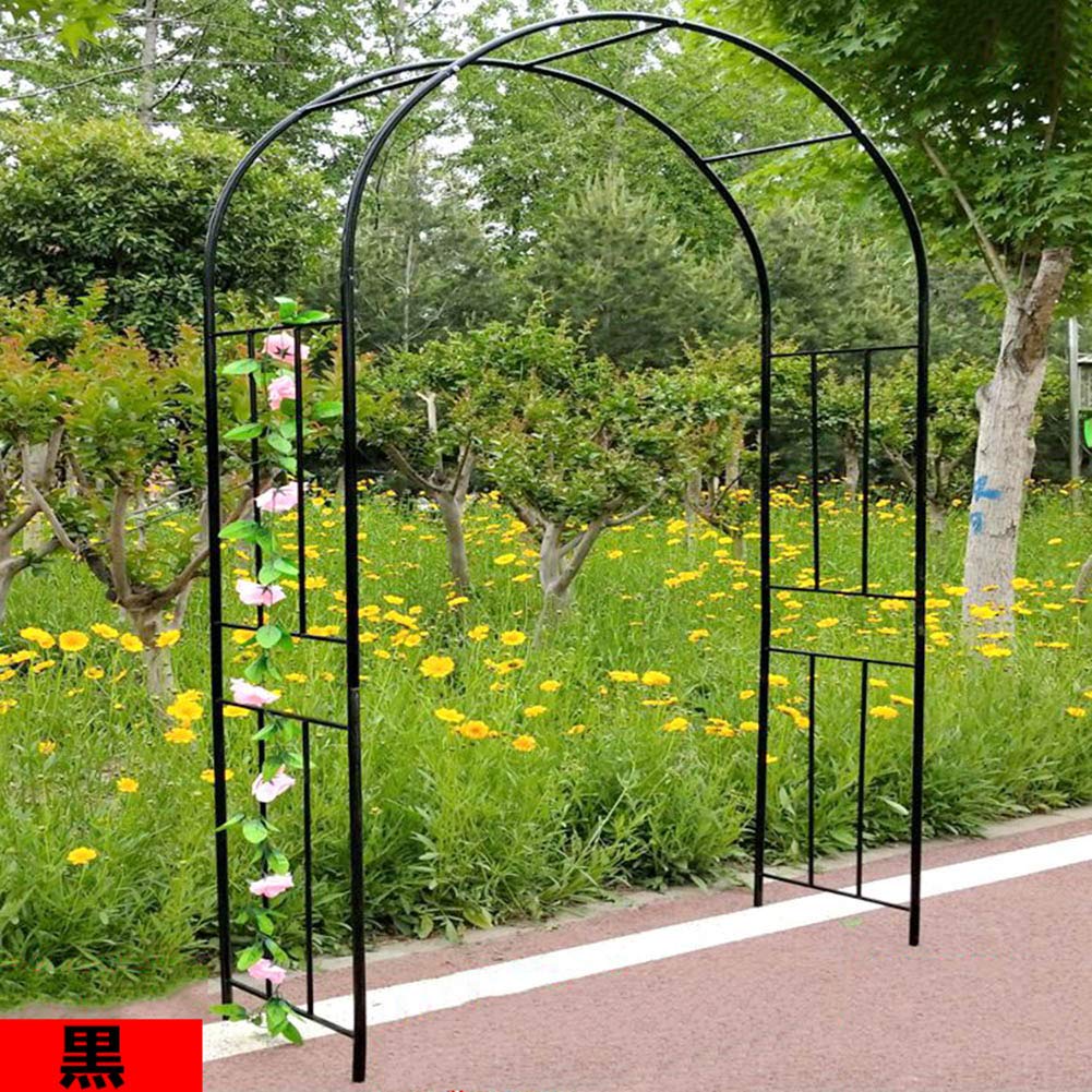 Pergola arche de rose en métal pour créer une allée fleurie
