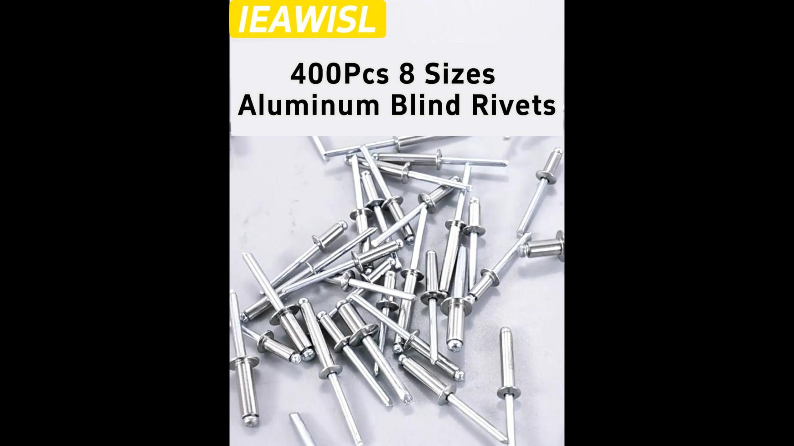 Fastenere 4-2 Pop Rivets – 1/8 X 1/8 All Steel Dome Head – 1000 Pack