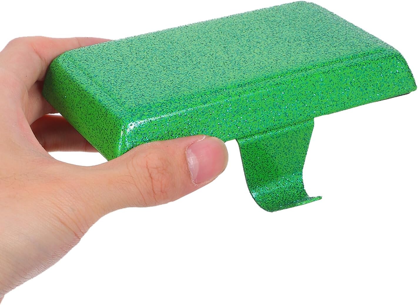 Baluue 2pcs Christmas Stocking Holder Hooks for Mantle with Weighted Base, Powder Coated Finish, Fireplace Stocking Hangers for Xmas Holiday Decoration