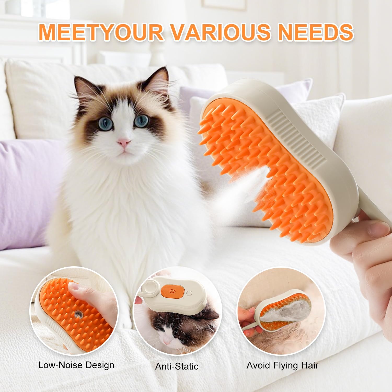 Cat Steam Brush for Cats - Image 3