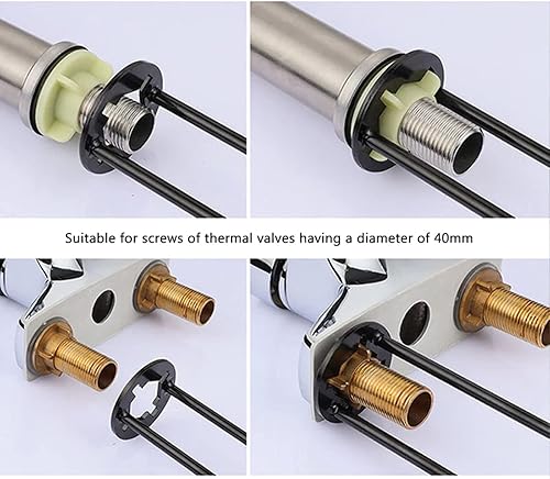 Miniatura 3 de Amposei Llave hexagonal de cuatro mandíbulas, llave multifuncional para fregadero, instalación de mantenimiento y herramientas de extracción para