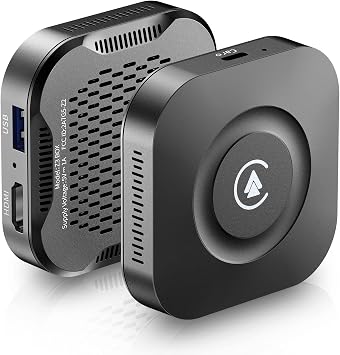 Wireless CarPlay Adapter, Magic Box Supports YouTube TikTok and More, Android Auto Wireless Adapter Easy Set up for Wired CarPlay Cars
