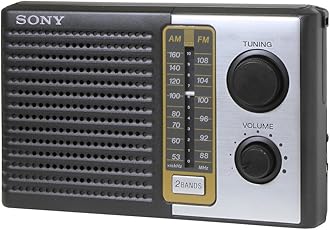 Sony ICF-F10 Two 2 Band FM/AM Portable Battery Transistor Radio