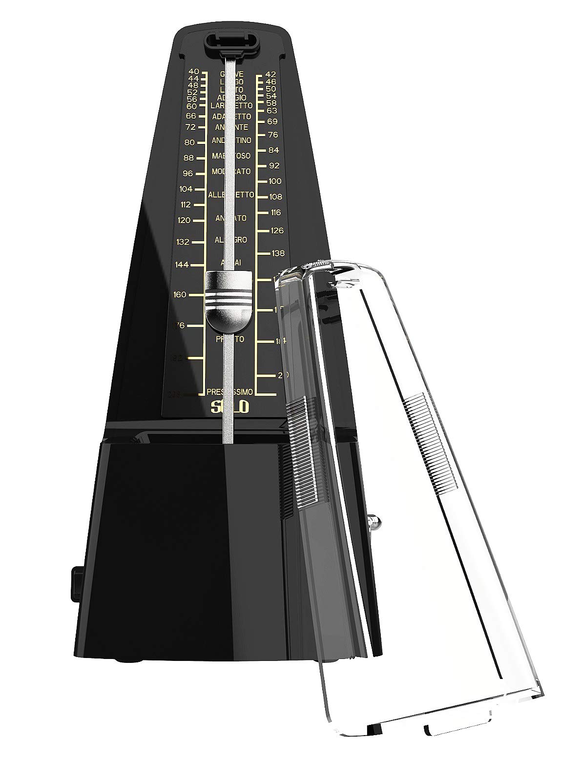 Mechanical Metronome Music Timer For Guitar Piano Drum Violin Track Beat And Tempo with Loud Sound & High Precision Musical Practice Tool for Beginners