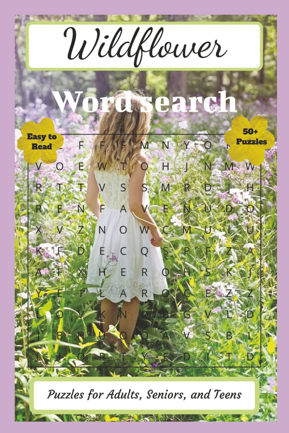 Wildflower Word Search: For Adults, Seniors, and Teens