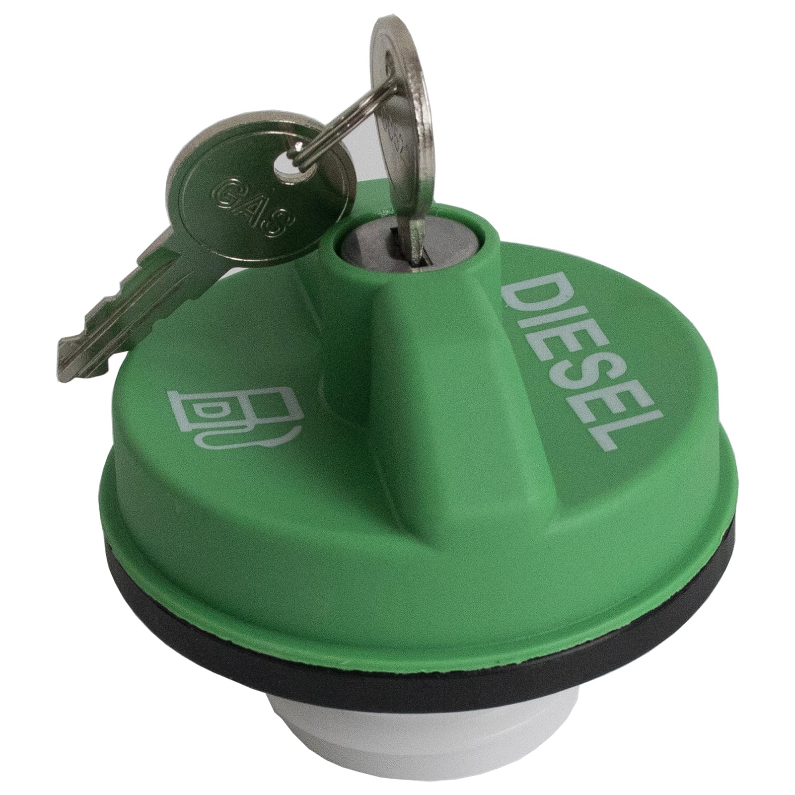 Mcgpsap 10591D Locking Diesel Fuel Cap Gas Cap Fit for Chevy Silverado Express Dodge Ram 2500 3500 W350 D350 ford F-250 E-350 Excursion GMC Sierra