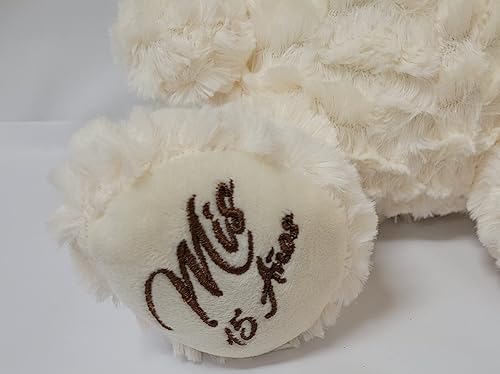 Miniatura 5 de KINNEX COLLECTIONS SINCE 1997 Oso de peluche de membrillo de 12 pulgadas con bordado de vestido Mis 15 años Centro de mesa (sin soporte) B09631-5-N