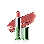 Clinique Pop Longwear Lipstick | Long Lasting, Satin, Matte + Shine, Latte Pop, 1 Count