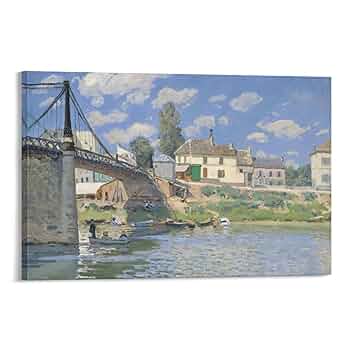 【風景画】アルフレッド シスレー モレの橋 モレの橋」アルフレッド・シスレー 絵画 オルセー美術館所蔵