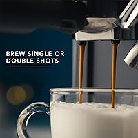 Vista 6 de Mr. Coffee One-Touch CoffeeHouse - Cafetera para café expreso, capuchino y café con leche, compatible con cápsulas de espresso (ESE) de fácil Blanco