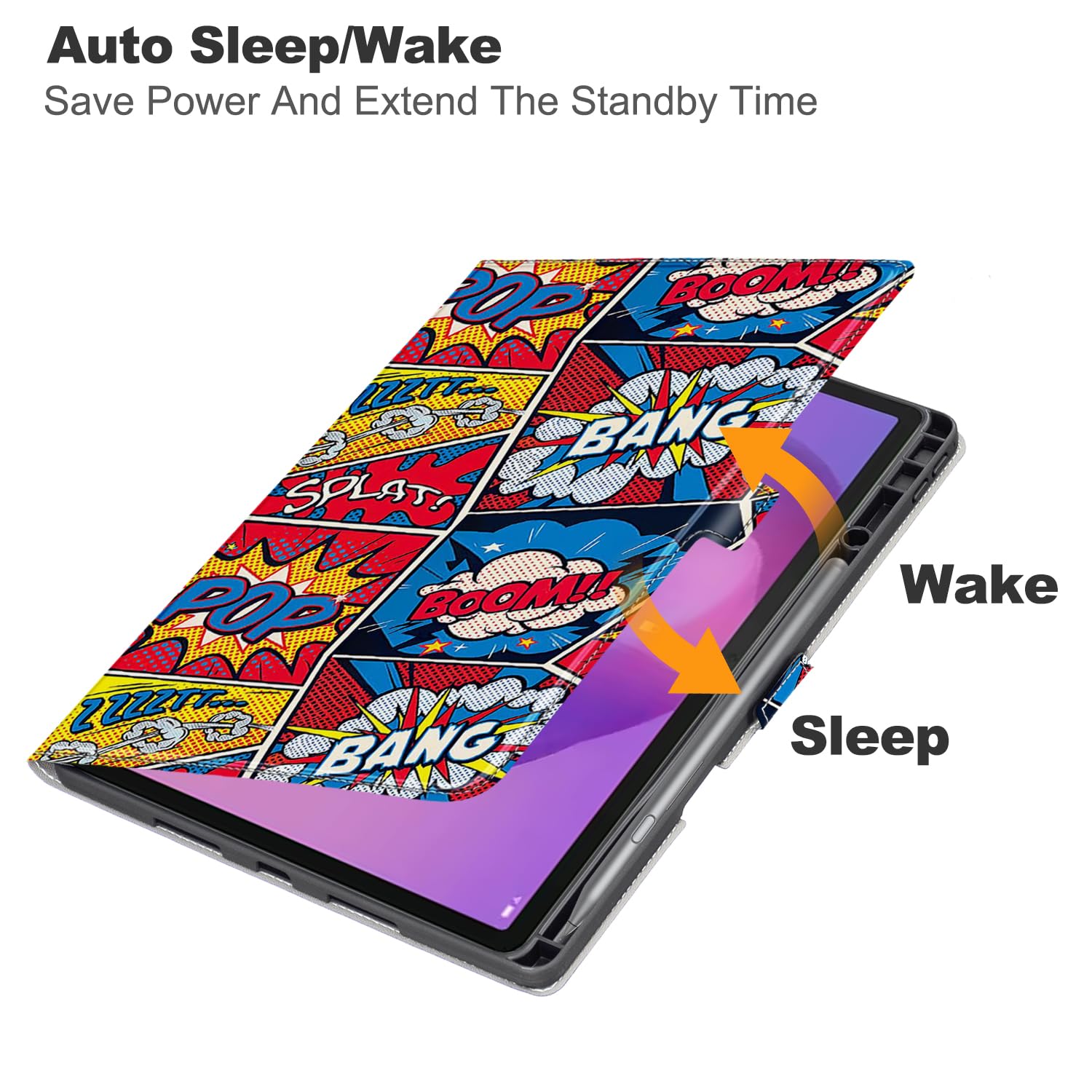Amazon.co.jp: Derwere Lenovo Idea Tab Proケース ペンホルダー付き