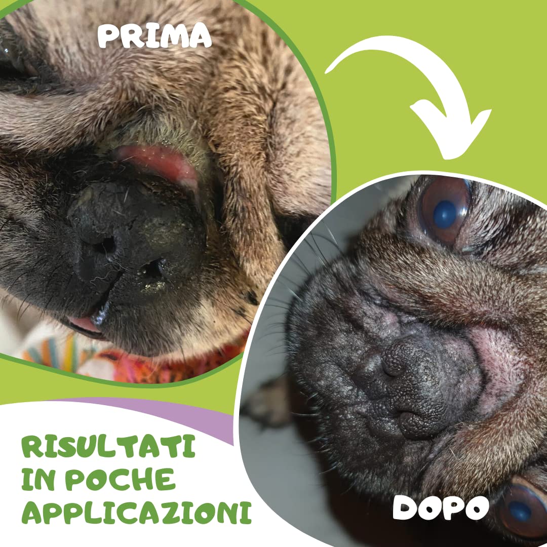 LISINA DERMO Gel - Pulizia delle Rughe e delle Pieghe cutanee del Cane - Utile in Caso di dermatite atopica e malassezia-Formula Naturale Human Grade con Oli Essenziali e Fiori di Bach