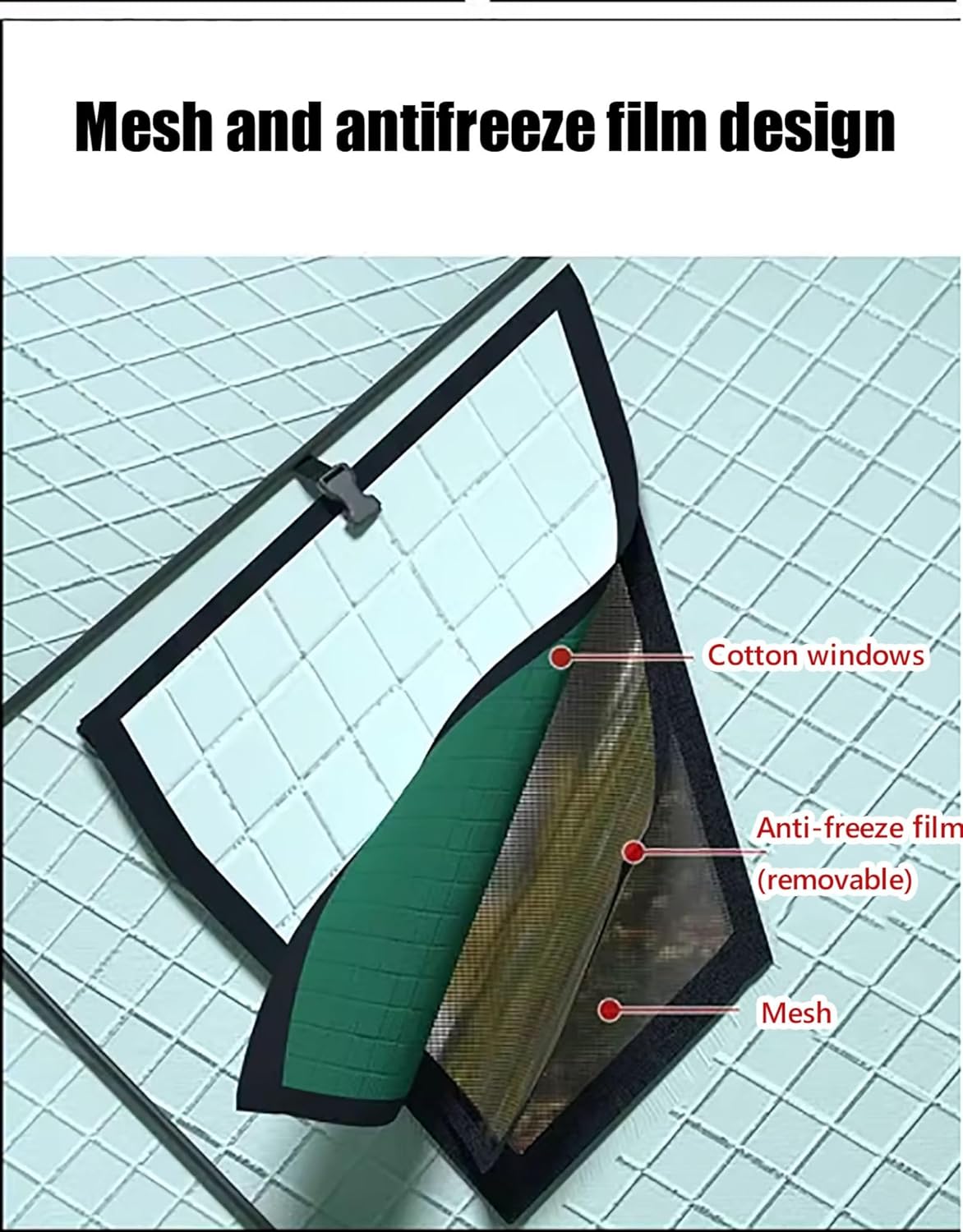 2-3 Person Insulated Ice Fishing Cabin, Ice Fishing Shelter, Insulated Winter Outdoor Ice Fishing Thickened Tent, Cold-Proof and Durable Oxford Cloth, Suitable for Winter Fishing Trips