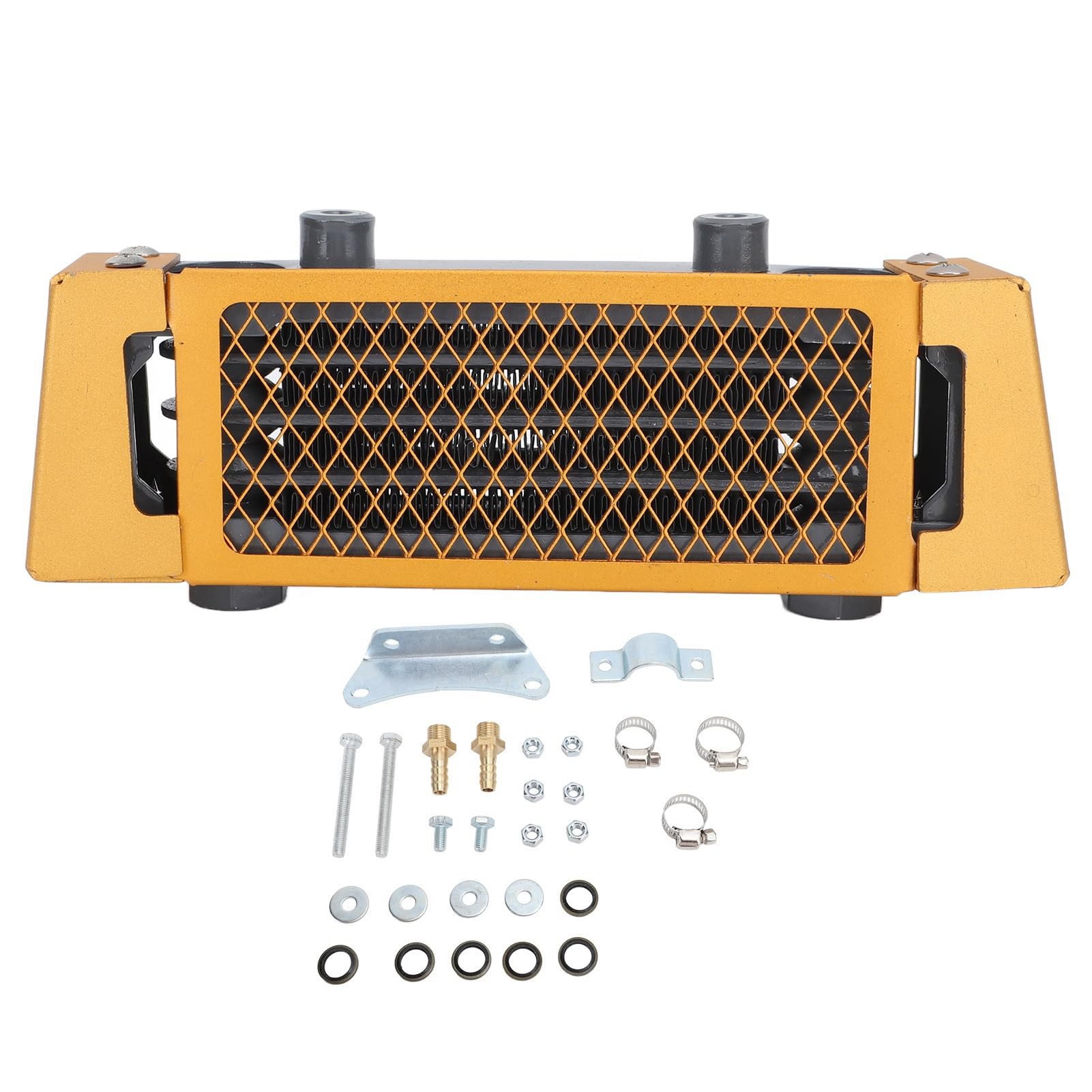 Refroidisseur d'huile de moto en aluminium pour moteur 50cc-250cc Dirt Bike et ATV
