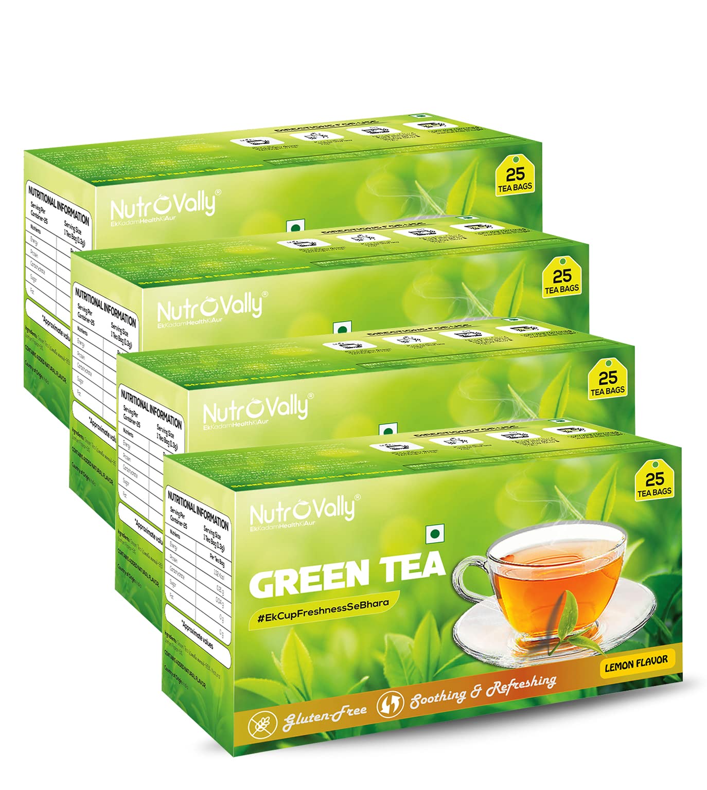 See full amazon price history chart for Nutrovally - Green Tea Bags 100 Pcs | Lemon Green Tea for Weight Manage | Boost Immunity & Energy With Active Ingredients | Green Tea Lemon Premium Loose Leaves | 25 Tea Bags X Pack Of 4), 90 Grams Nutrovally - Green Tea Bags 100 Pcs | Lemon Green Tea for Weight Manage | Boost Immunity & Energy With Active Ingredients | Green Tea Lemon Premium Loose Leaves | 25 Tea Bags X Pack Of 4), 90 Grams (B0BTW2RDSL) Amazon Price History, Amazon Price Tracker