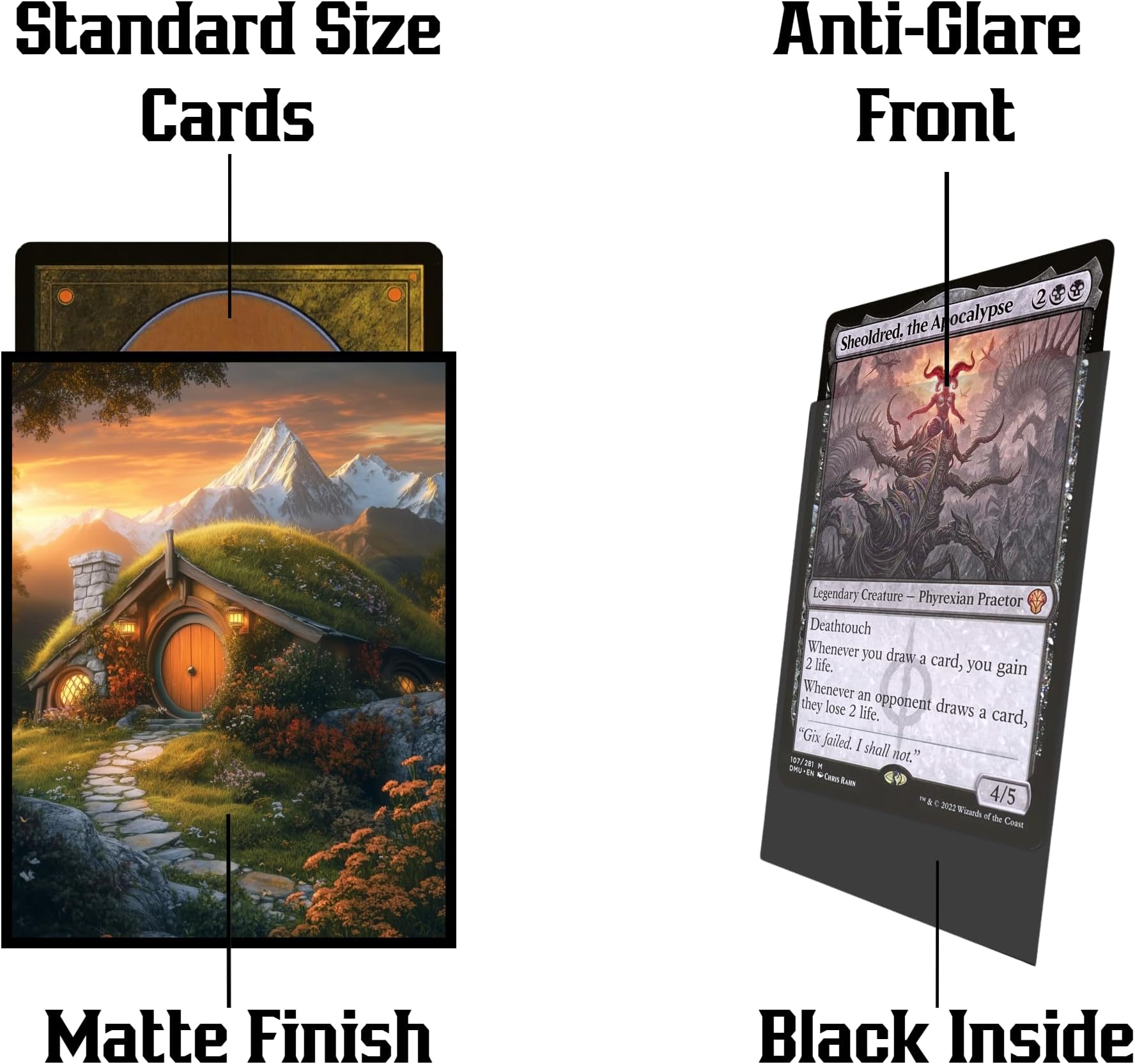 MTG Magic The Gathering (Hobbit Tranquility) - 100ct Matte TCG Card Art Sleeves