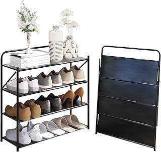 4 Tier No-Assembly Shoe Rack
